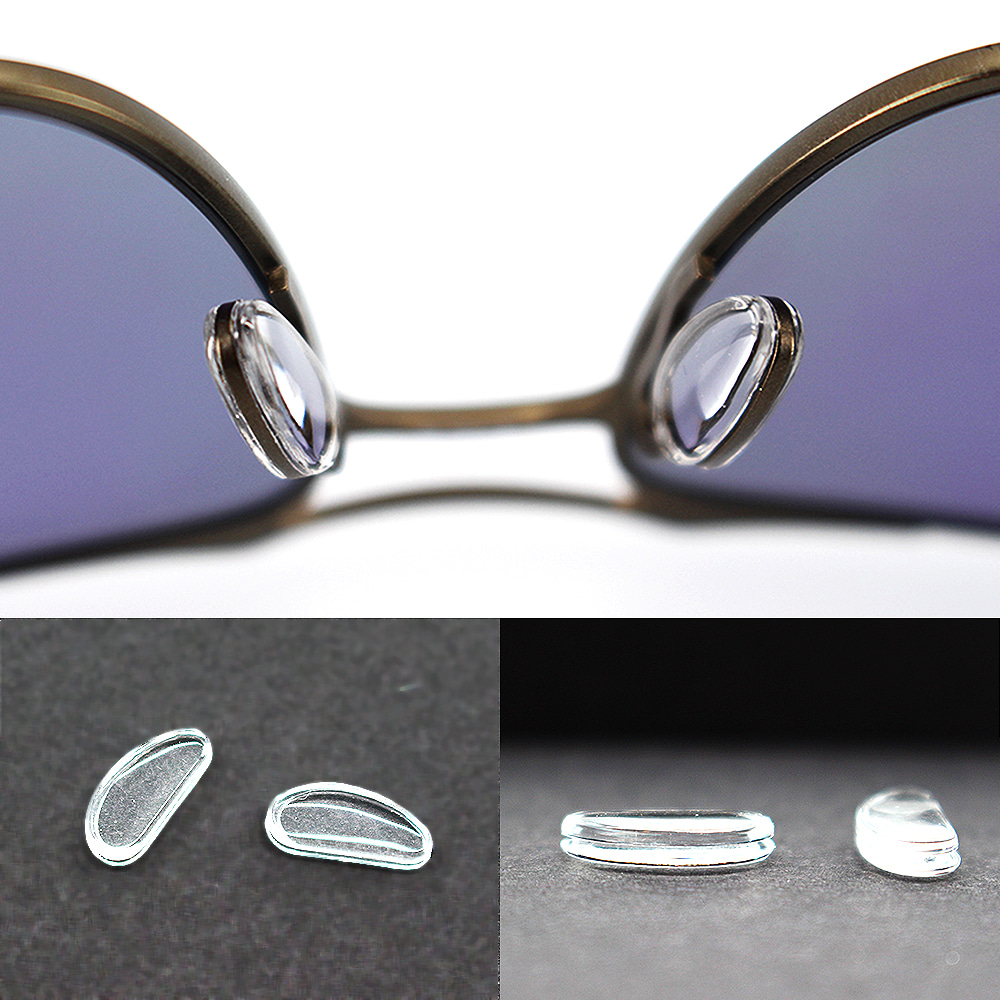안경 고글 선글라스 반달형 실리콘 끼우는 코받침(5조)
